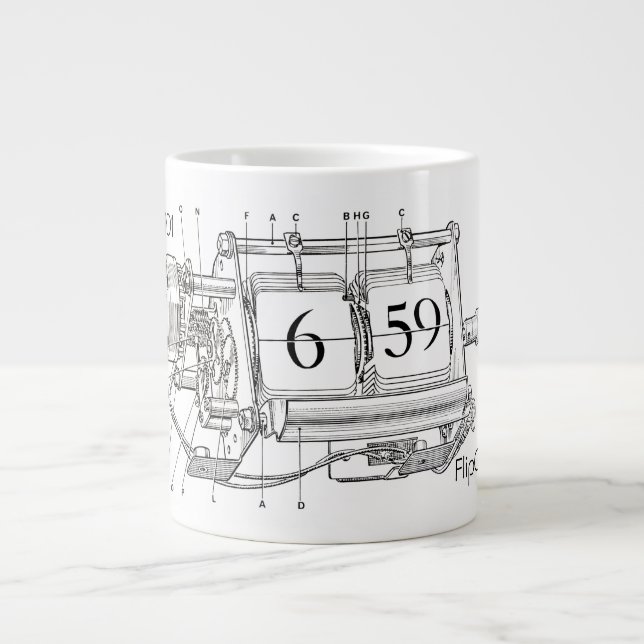 Flip Clock Fans Coffee Mug (Front)