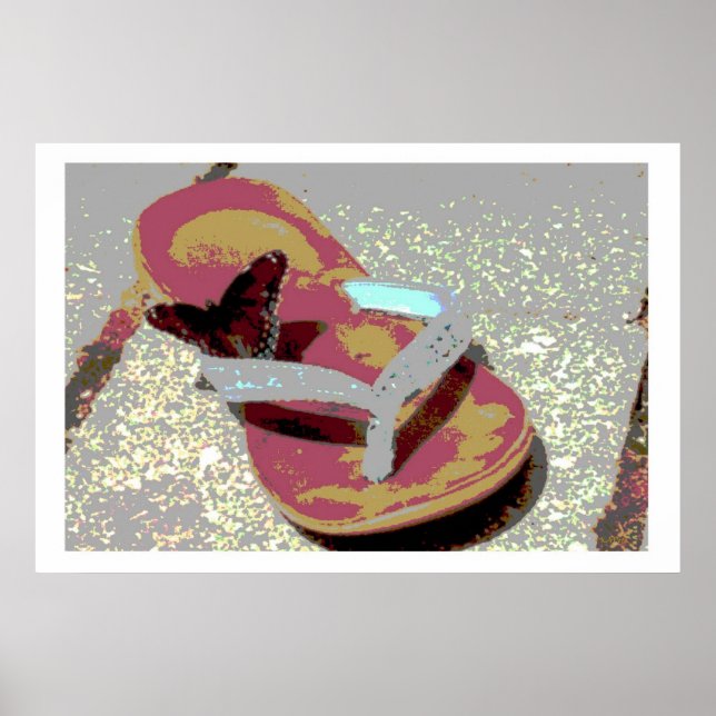 Flip Flop and the Butterfly Poster (Front)