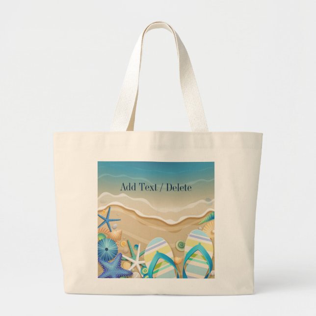 Flip Flop Beach Bag 2 - Tote - SRF (Front)