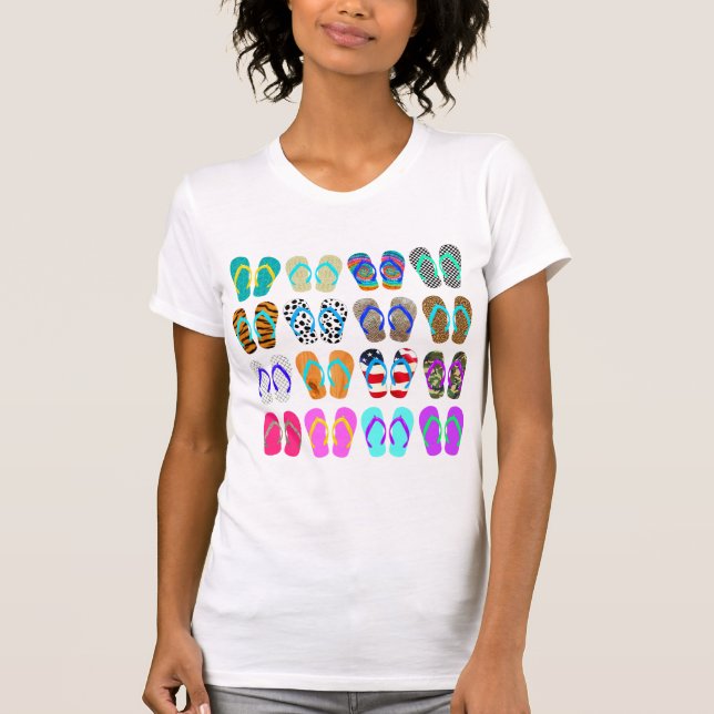 Flip-Flop Chart T-Shirt (Front)