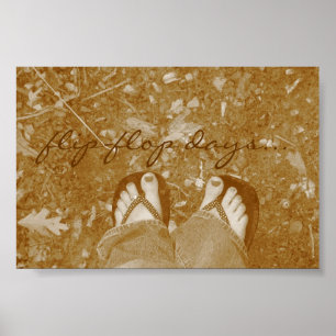 "Flip-flop Days..." Poster