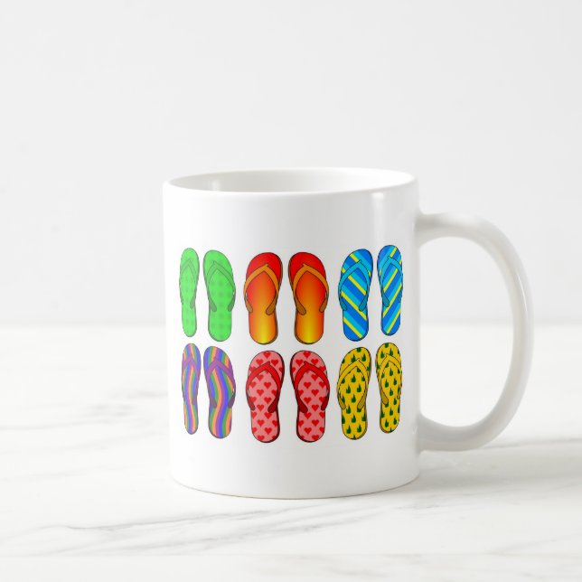 Flip-Flop Fun Coffee Mug (Right)