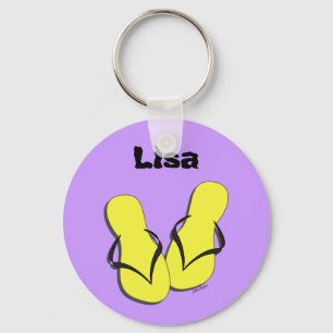 Flip Flop Parade Keychain