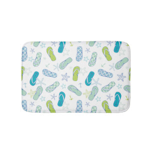 Flip Flop Pattern Bath Mat
