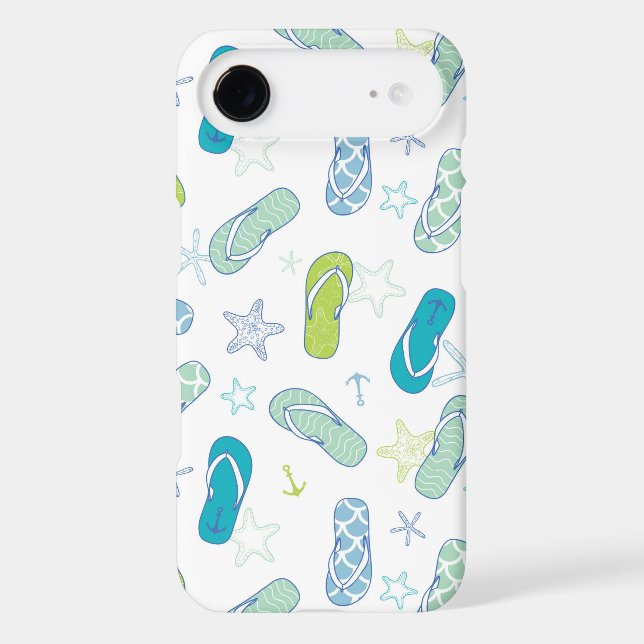 Flip Flop Pattern Case-Mate iPhone Case (Back)