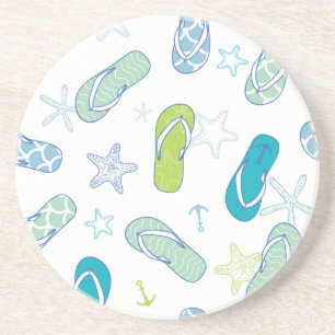 Flip Flop Pattern Coaster