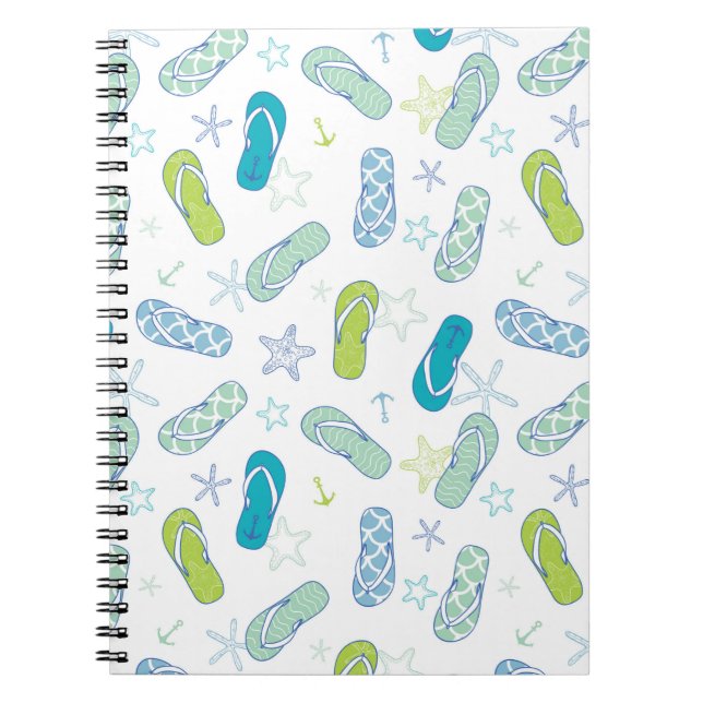 Flip Flop Pattern Notebook (Front)