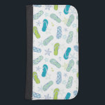 Flip Flop Pattern Samsung S4 Wallet Case<br><div class="desc">Flip flop pattern | © and ® Bigstock® - All Rights Reserved.</div>