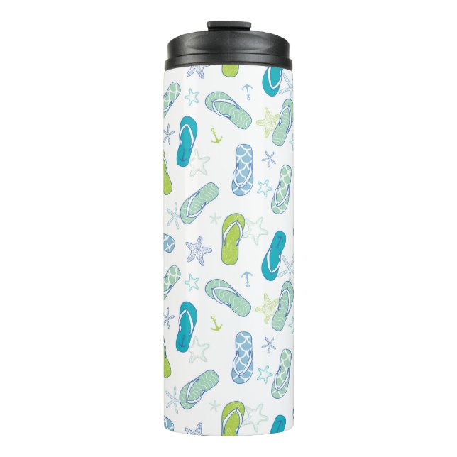 Flip Flop Pattern Thermal Tumbler (Front)