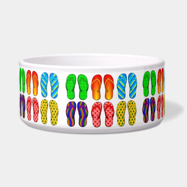 Flip Flop Pet Bowl (Front)