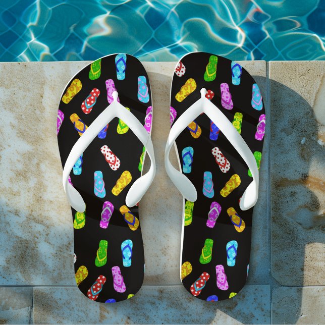 Flip Flop Sandals Pattern Black (Creator Uploaded)