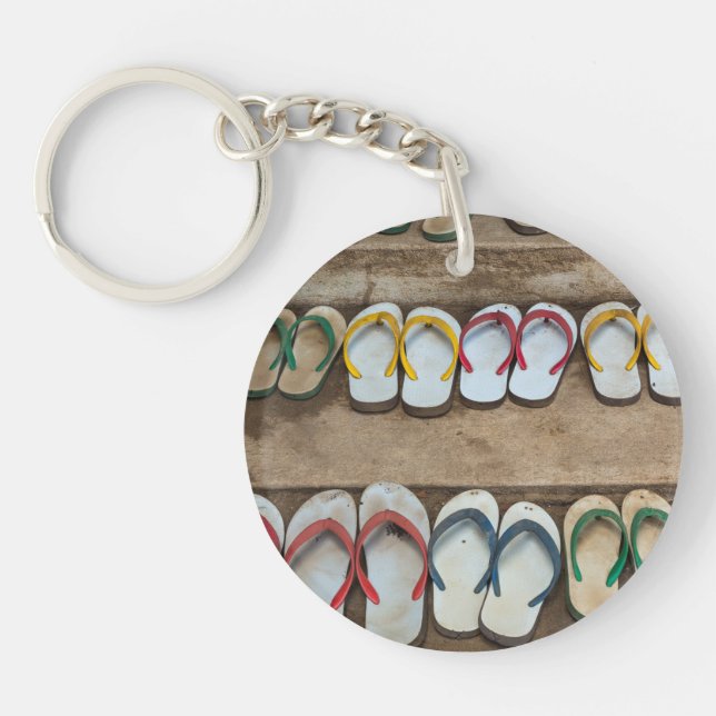 Flip Flop Sandles Key Ring (Front)