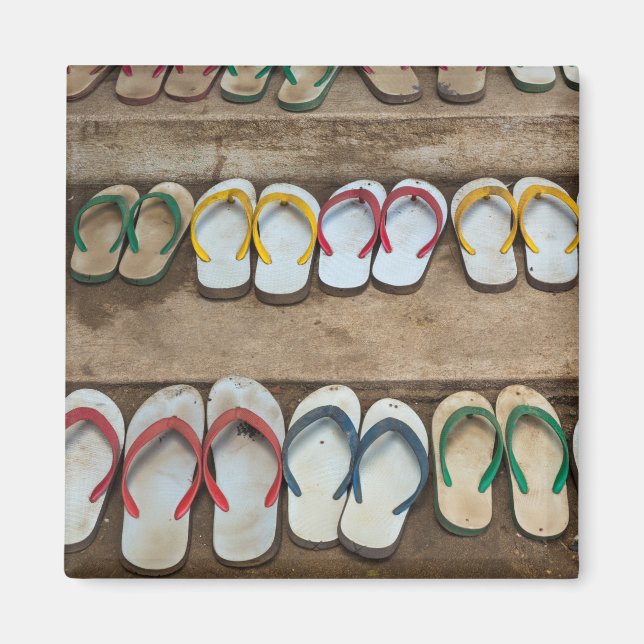 Flip Flop Sandles Magnet (Front)