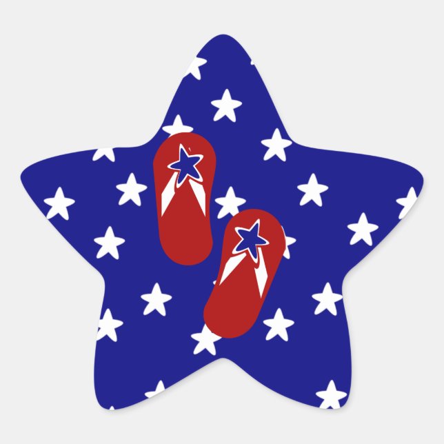 Flip Flop Time! Star Sticker (Front)
