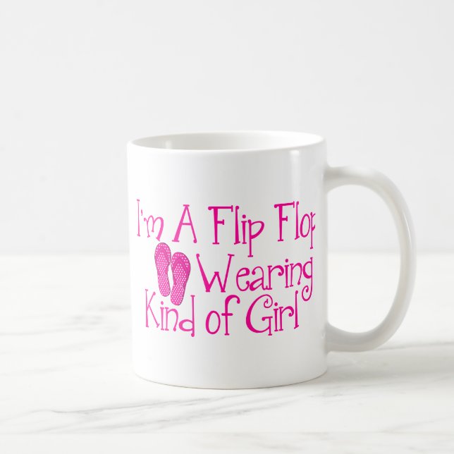 Flip FLop Wearing Kind of Girl Coffee Mug (Right)