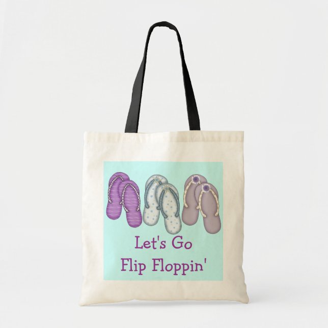 Flip Floppin' Tote Bag (Front)