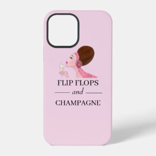 Flip Flops and Champagne iPhone 12 Pro Case