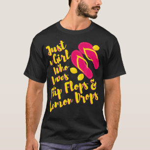 Flip Flops and Lemon Drops Summer Palms Lemon Drop T-Shirt