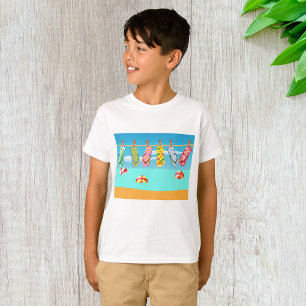 Flip Flops At The Beach T-Shirt