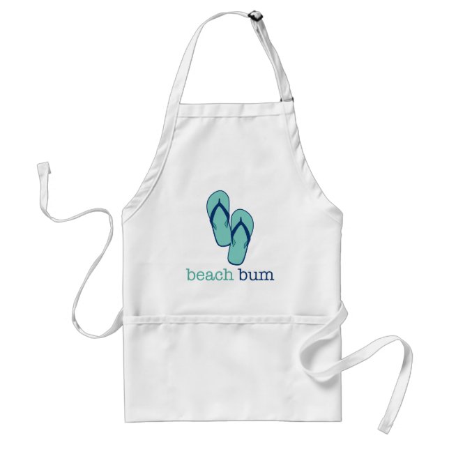 Flip Flops Beach Bum Standard Apron (Front)