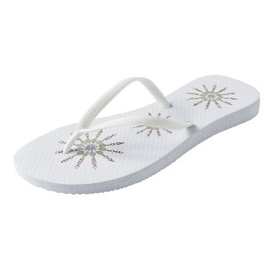 Flip-Flops - Bead and Chain Stars Thongs