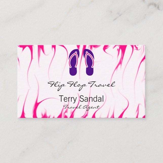 Flip Flops Business Card (Front)