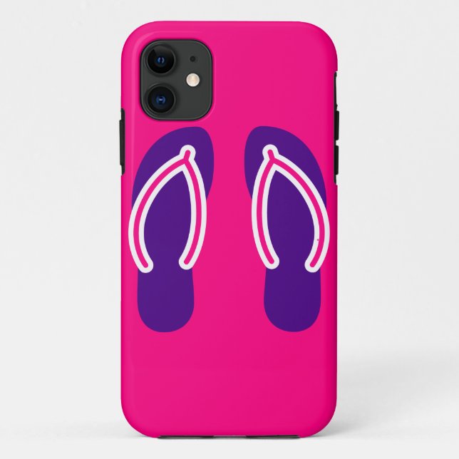 Flip Flops Case-Mate iPhone Case (Back)