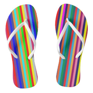 Flip Flops Colourful Stripe