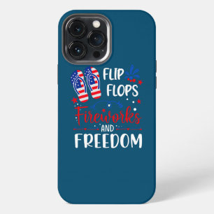 Flip Flops Fireworks And Freedom 4th Of July iPhone 13 Pro Max Case