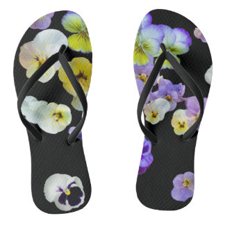 Flip Flops, flowered Thongs