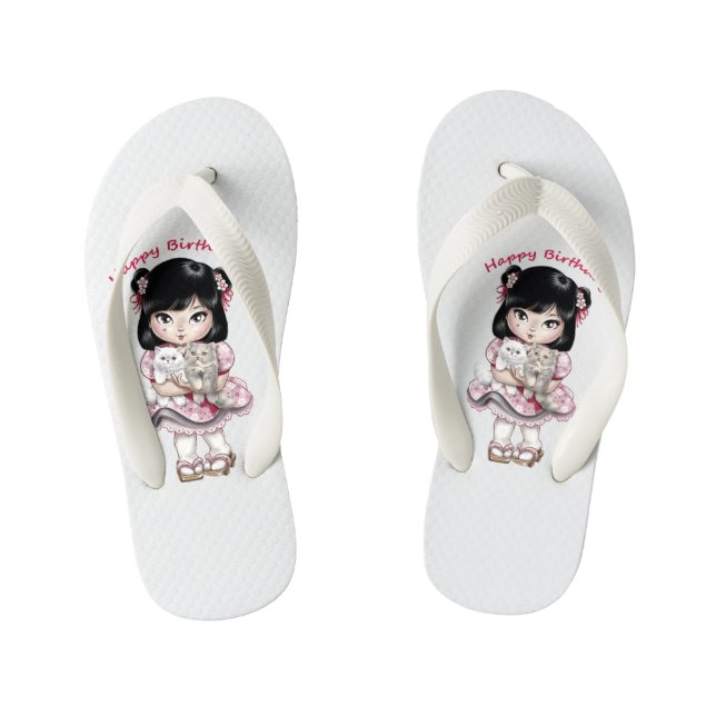 Flip Flops for Girls (Footbed)