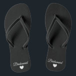 Flip-Flops - Heart Fab Bridesmaid Thongs<br><div class="desc">Flip Flops for the Bride to Be to wear on or after their Wedding Day! Easily customisable,  change the strap colours,  sole colours,  add text or other images!</div>