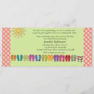 Flip Flops in a Row Invitation