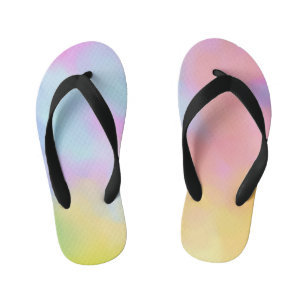 Flip flops in pastel coloured clouds