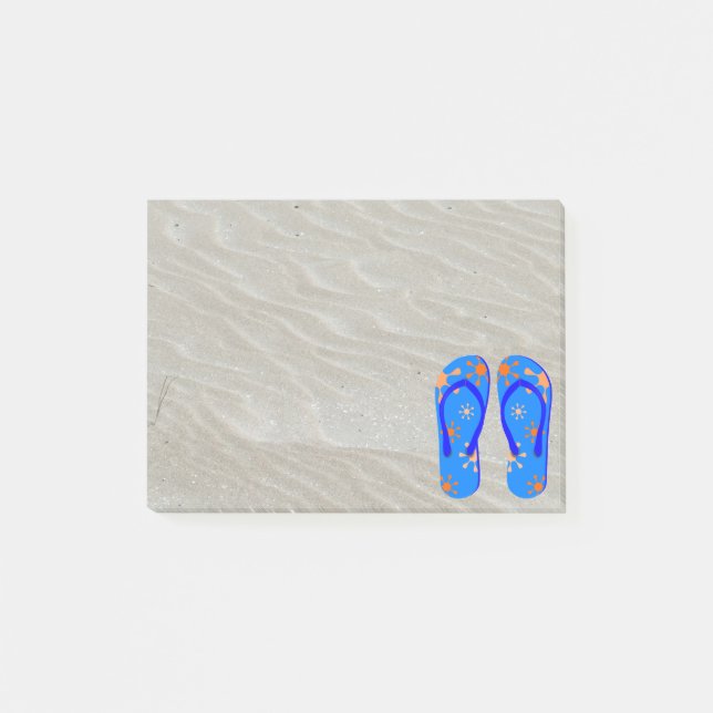 Flip Flops in the Sand Post-it Notes (Front)