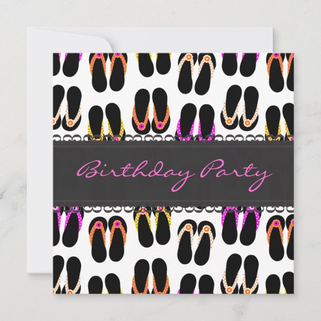 Flip Flops Invitation (Front)
