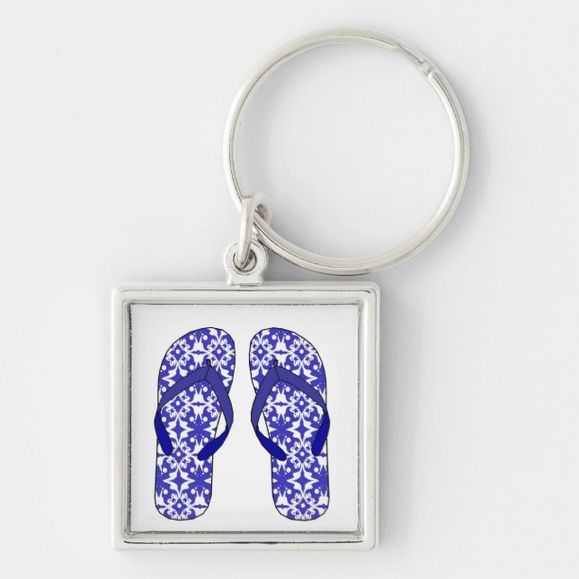 Flip Flops Key Ring (Front)