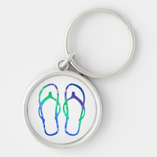 Flip Flops Key Ring (Front)
