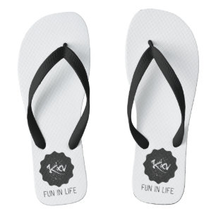 Flip Flops Paar Fun in Life
