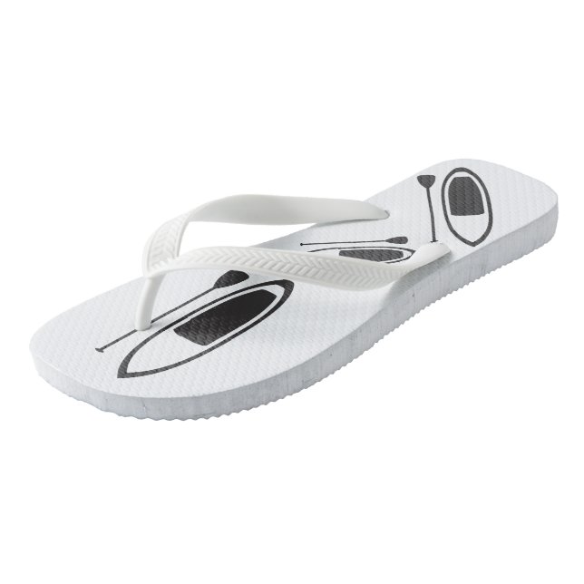 FLIP FLOPS! paddle board Thongs (Angled)