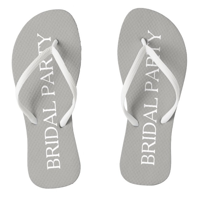 Flip Flops Personalised Name Wedding Gift (Footbed)