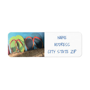 **FLIP FLOPS** RETURN ADDRESS LABEL