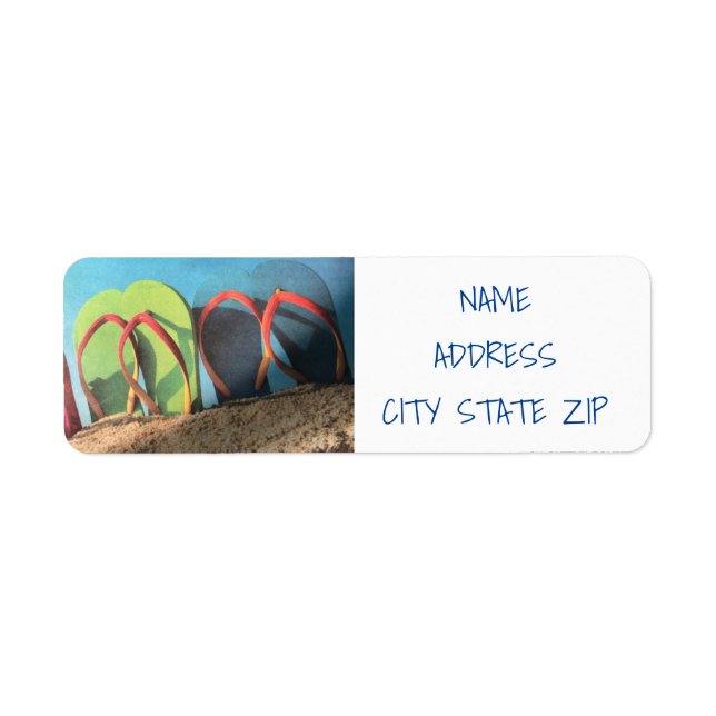 **FLIP FLOPS** RETURN ADDRESS LABEL (Front)