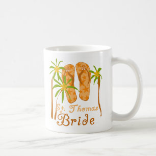 Flip Flops St. Thomas Bride Coffee Mug