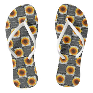 Flip Flops Sunflower