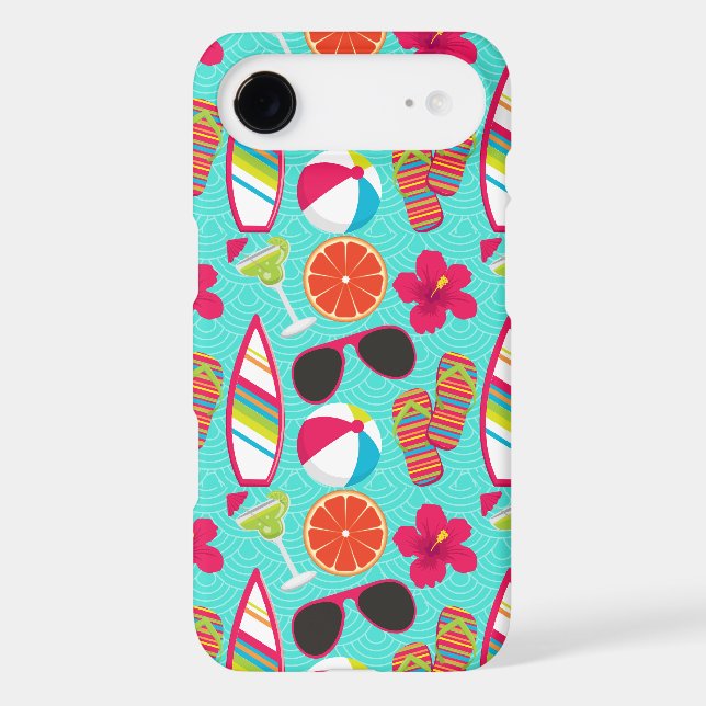 Flip Flops Sunglasses Beach Ball iPhone 6 Case (Back)