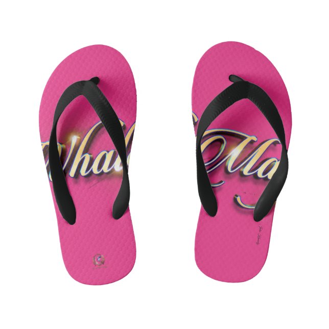 Flip Flops Whale Magic Hot Pink (Footbed)