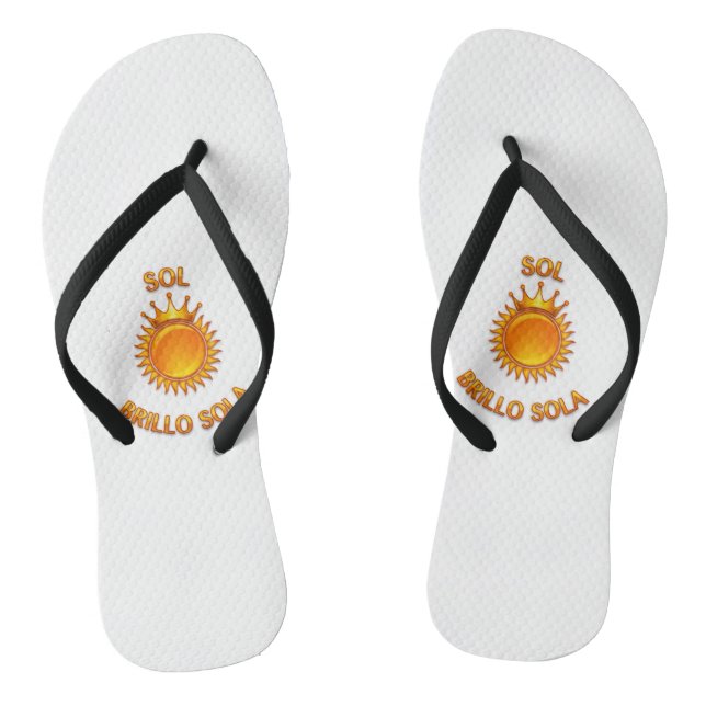 Flip Flops with Sol Brillo Sola Logo | Inspiration (Footbed)
