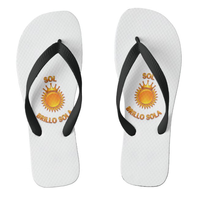 Flip Flops with Sol Brillo Sola Logo | Inspiration (Footbed)
