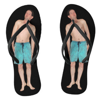 Flip Flops with tiny guy
